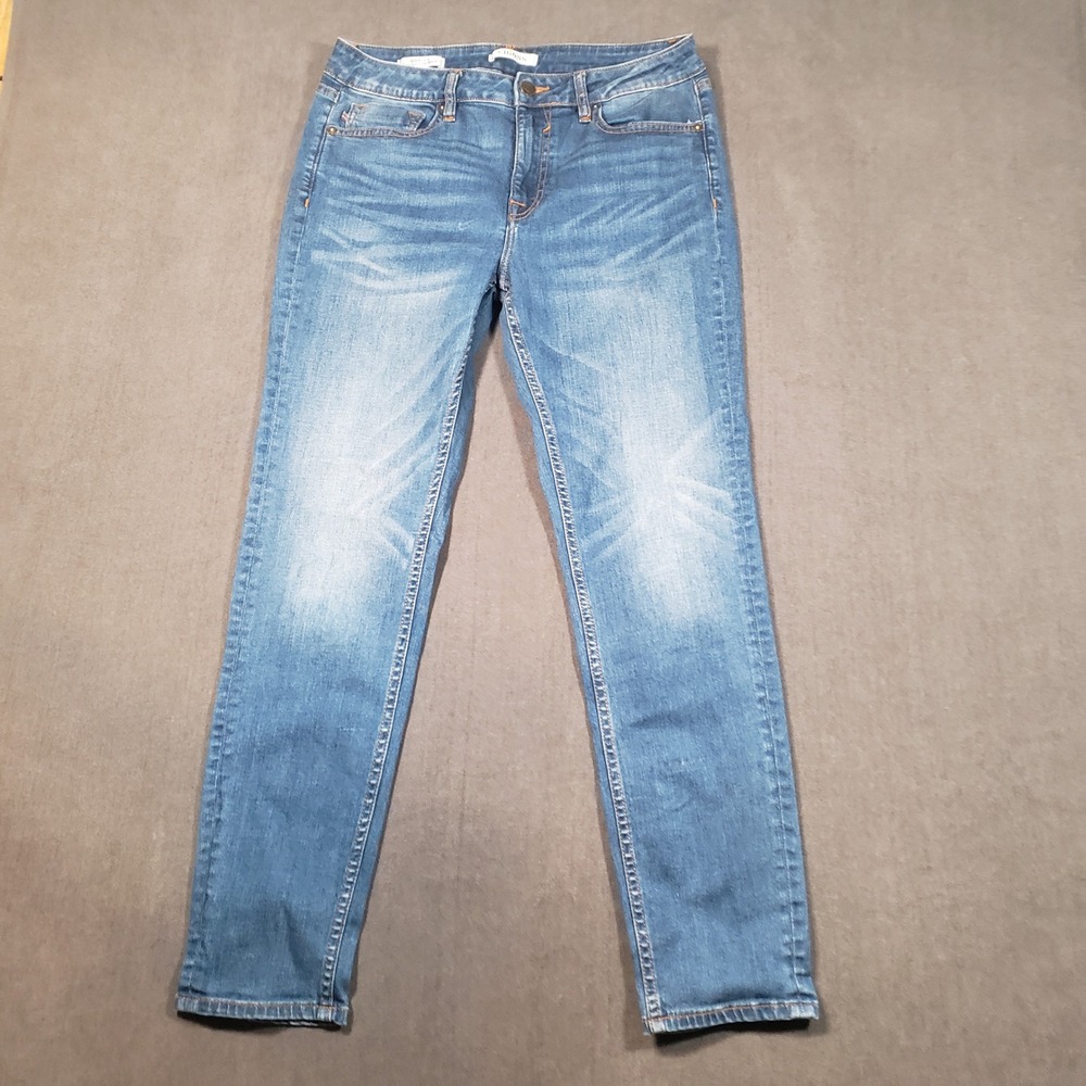 Vigoss Marley Skinny Jeans Womens 29 Blue Mid Rise Medium Wash Stretch Denim